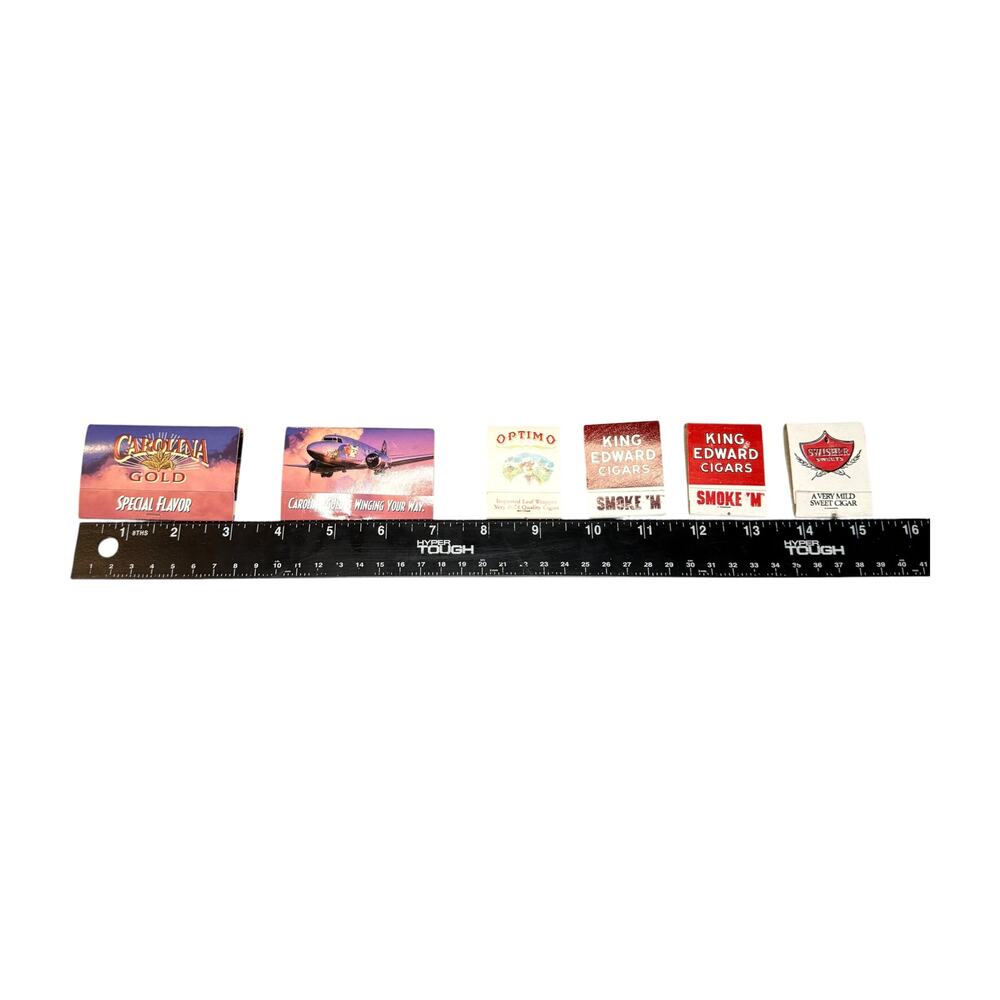 Lot 25 Vintage Cigar Advertising Matchbooks Optimo Swisher King Edward - Picture 6 of 6